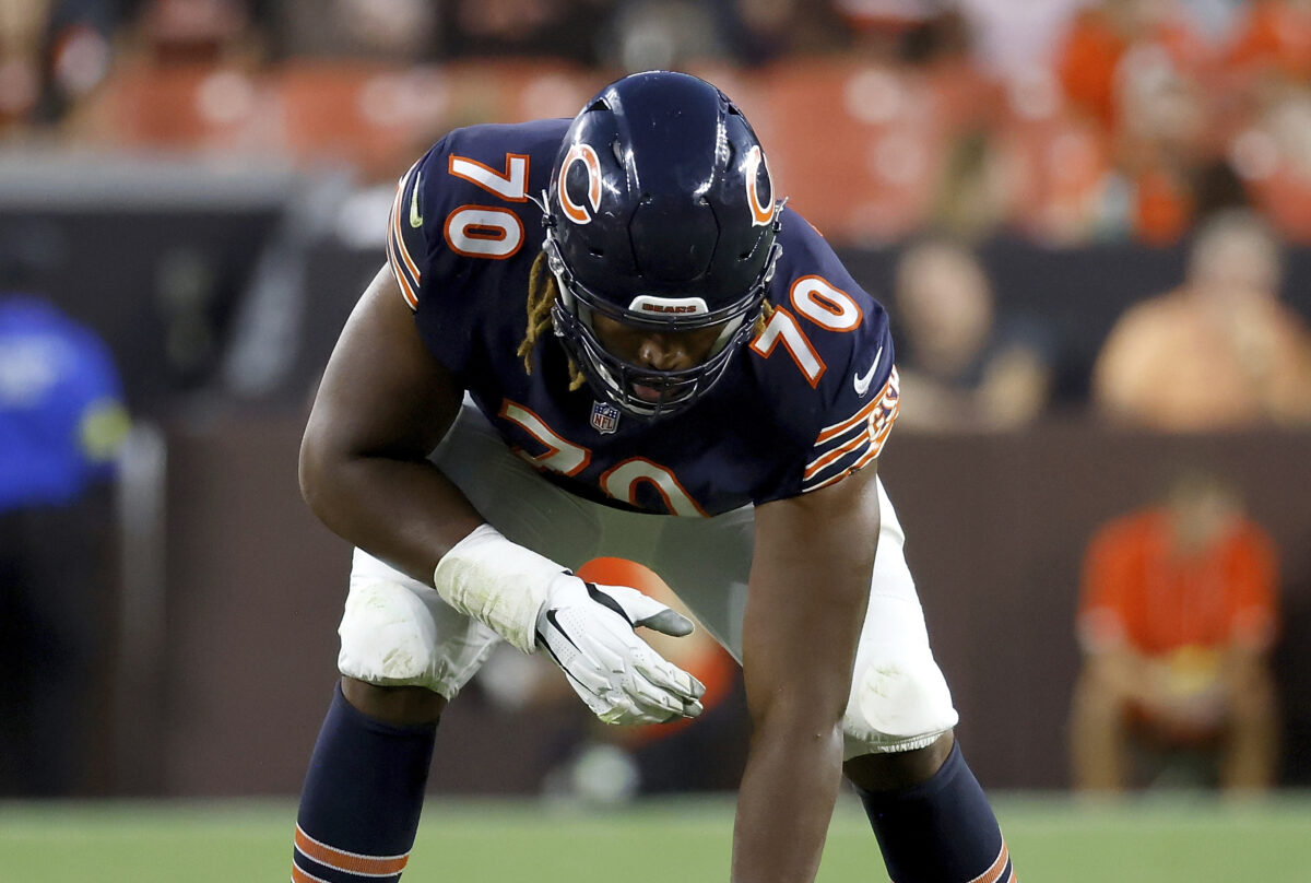 Bears rookie LT Braxton Jones reflects on his rough outing vs. Lions