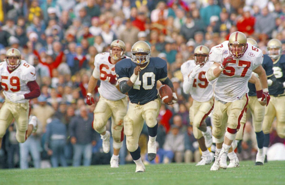 Notre Dame football: Happy birthday Reggie Brooks!