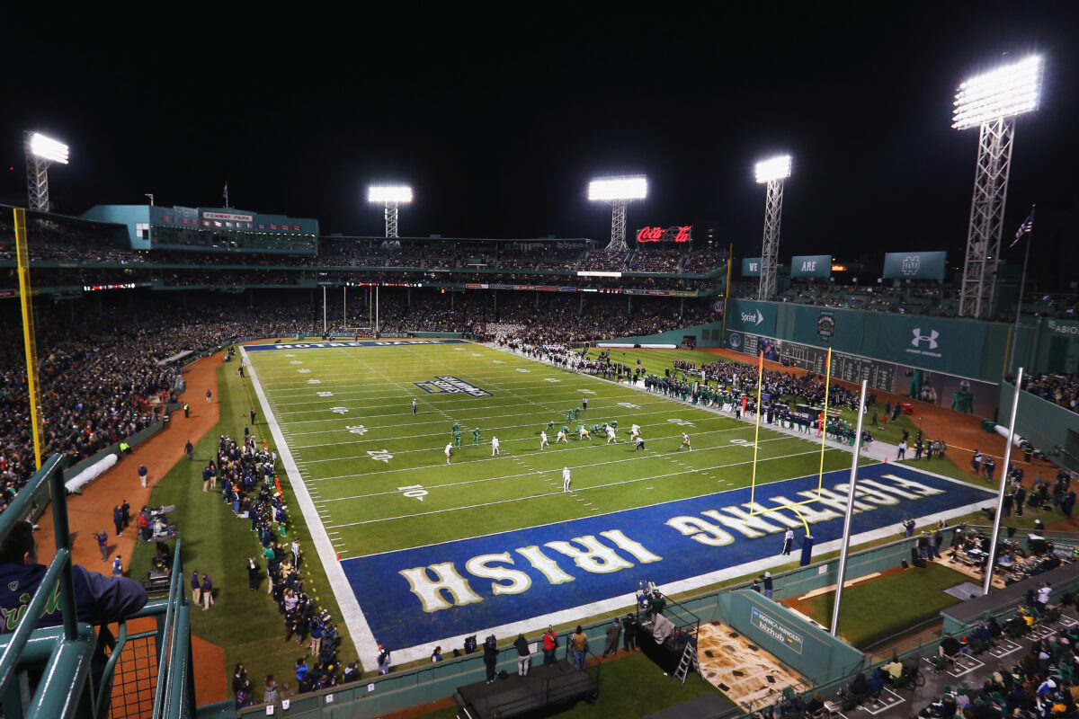 Notre Dame’s 2015 Fenway Park game vs. Boston College
