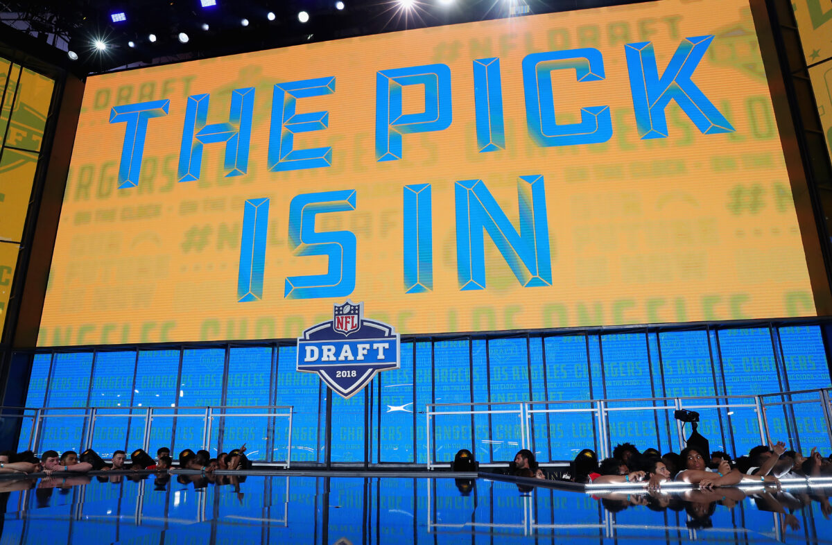 Chargers 2023 first-round draft pick set