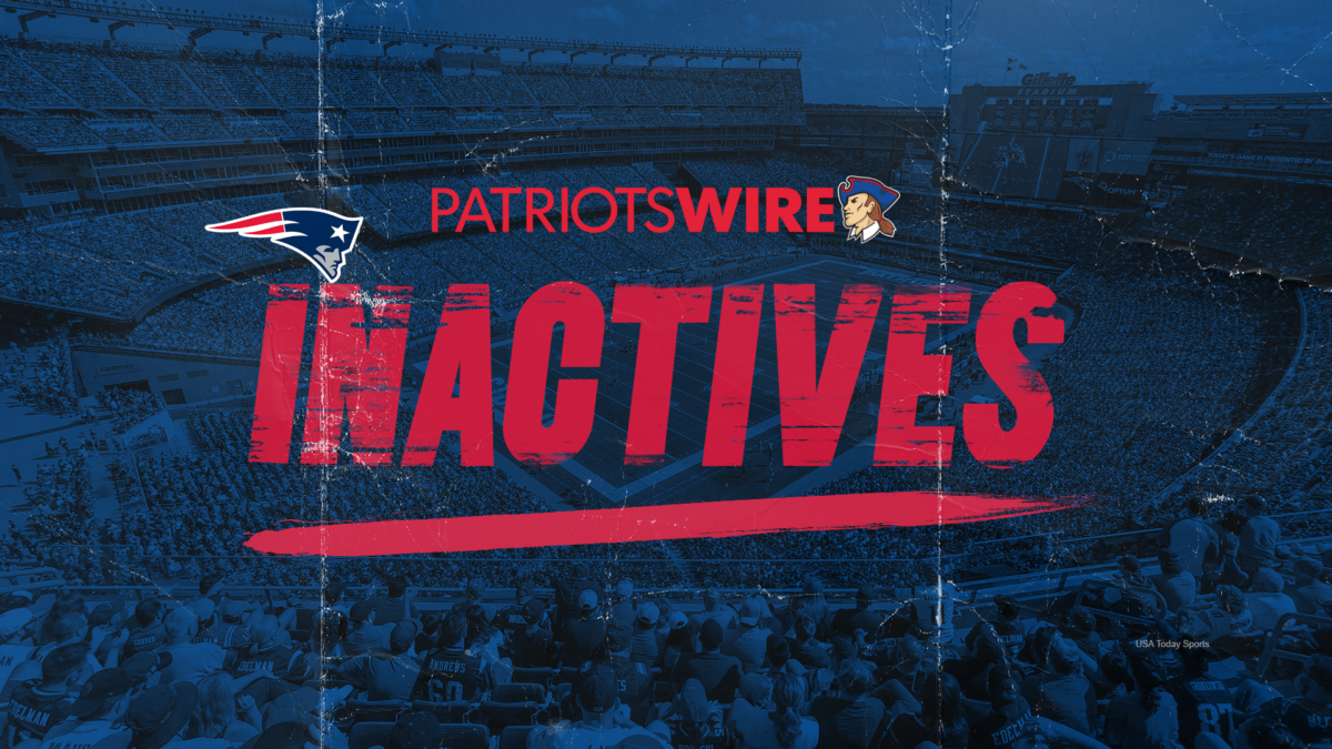 Patriots list seven inactives, including four starters, for Sunday’s game vs Dolphins