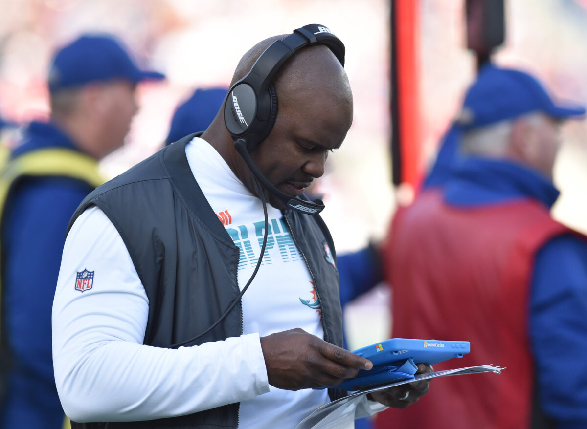 Brian Flores now alone as betting favorite to be Cardinals’ next HC