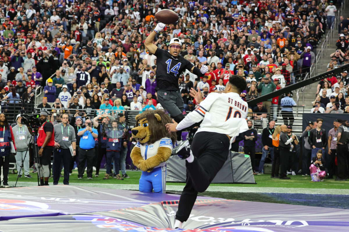 Equanimeous St. Brown helps brother, Amon-Ra, win Best Catch at Pro Bowl Games
