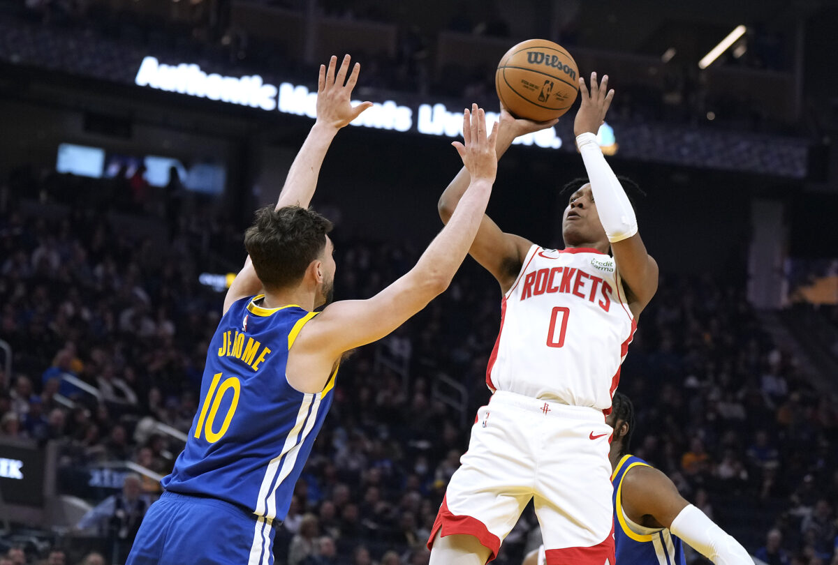 Rockets’ TyTy Washington Jr. reacts to first career start in the NBA