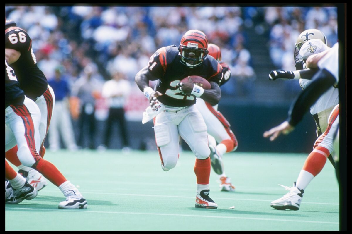 Who was Commanders AHC/OC Eric Bieniemy as a running back?