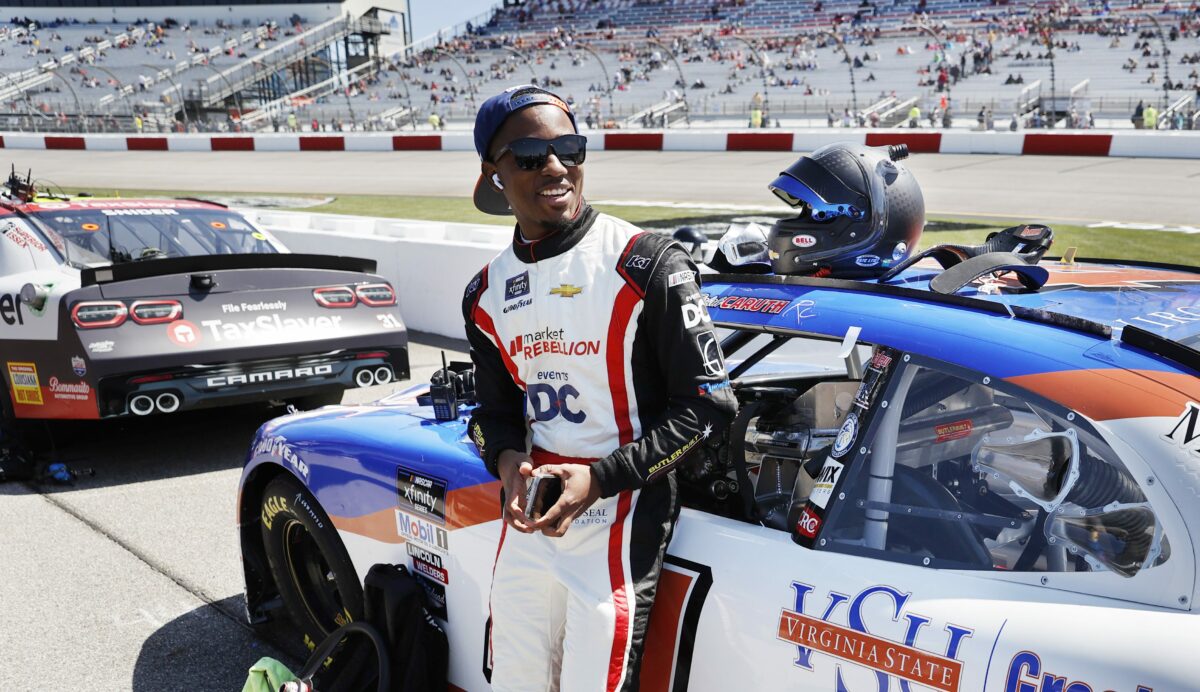 How 20-year-old HBCU student Rajah Caruth went from virtual racing to NASCAR