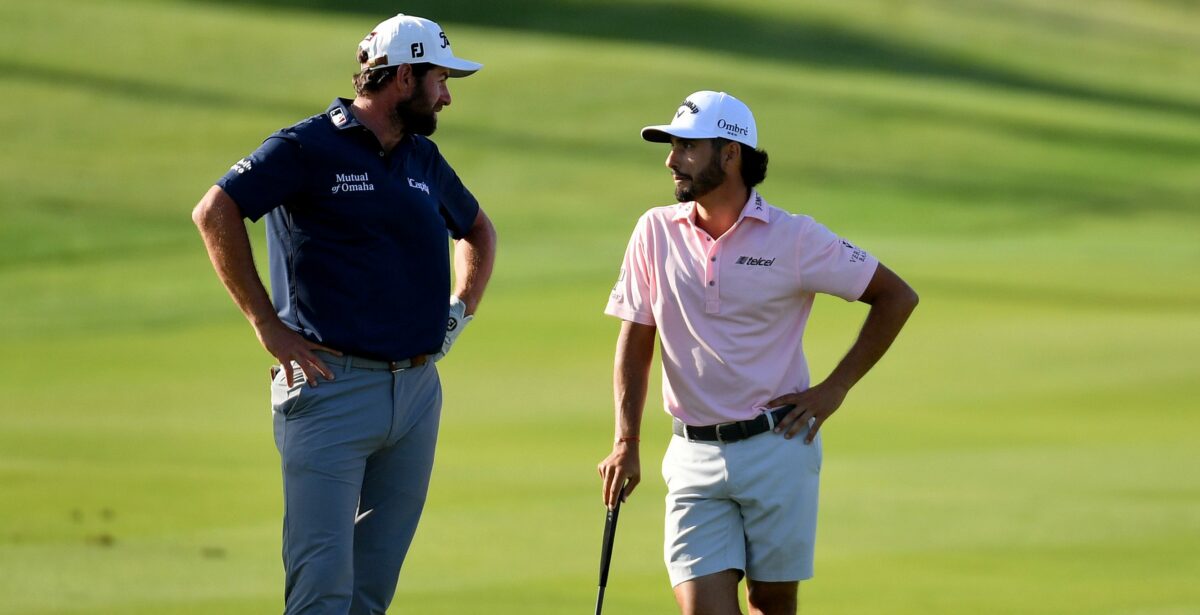 It’s a PGA Tour-LIV Golf showdown, this time between Abraham Ancer and Cameron Young at PIF Saudi International