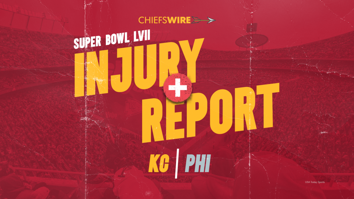 Friday injury report for Chiefs vs. Eagles, Super Bowl LVII bye week