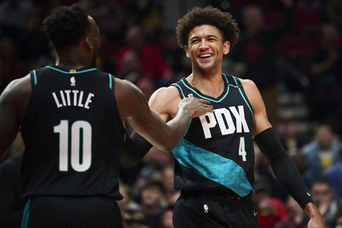 Former Sixers F Matisse Thybulle knocks down 4 triples in Blazers debut
