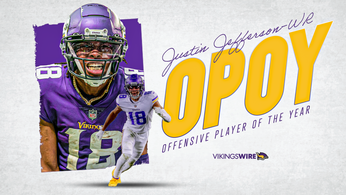 Justin Jefferson wins AP NFL Offensive Player of the Year