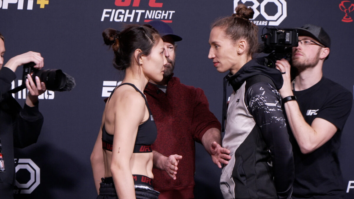 Photos: UFC Fight Night 218 weigh-ins and faceoffs