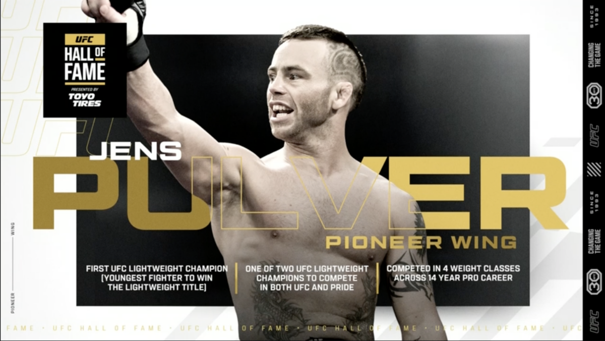 Jens Pulver to be inducted into UFC Hall of Fame