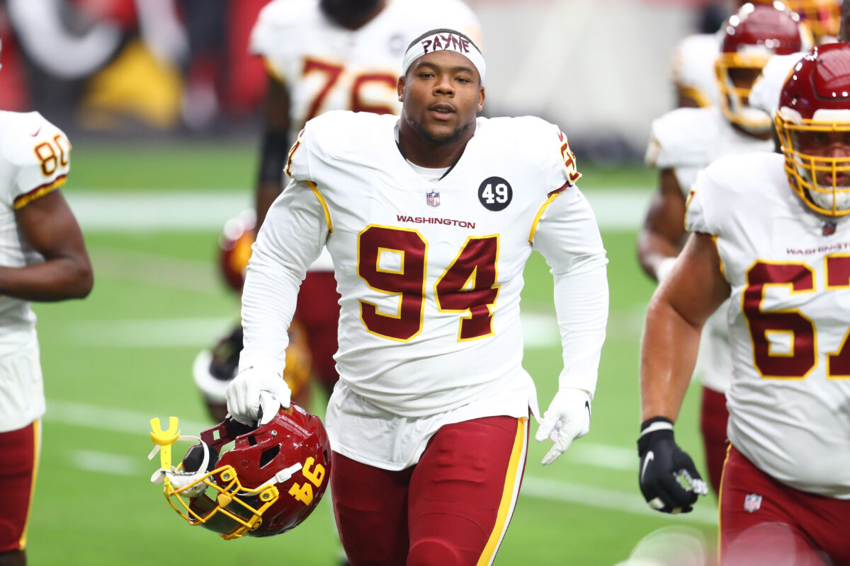 DT Daron Payne receives franchise tag from Washington Commanders