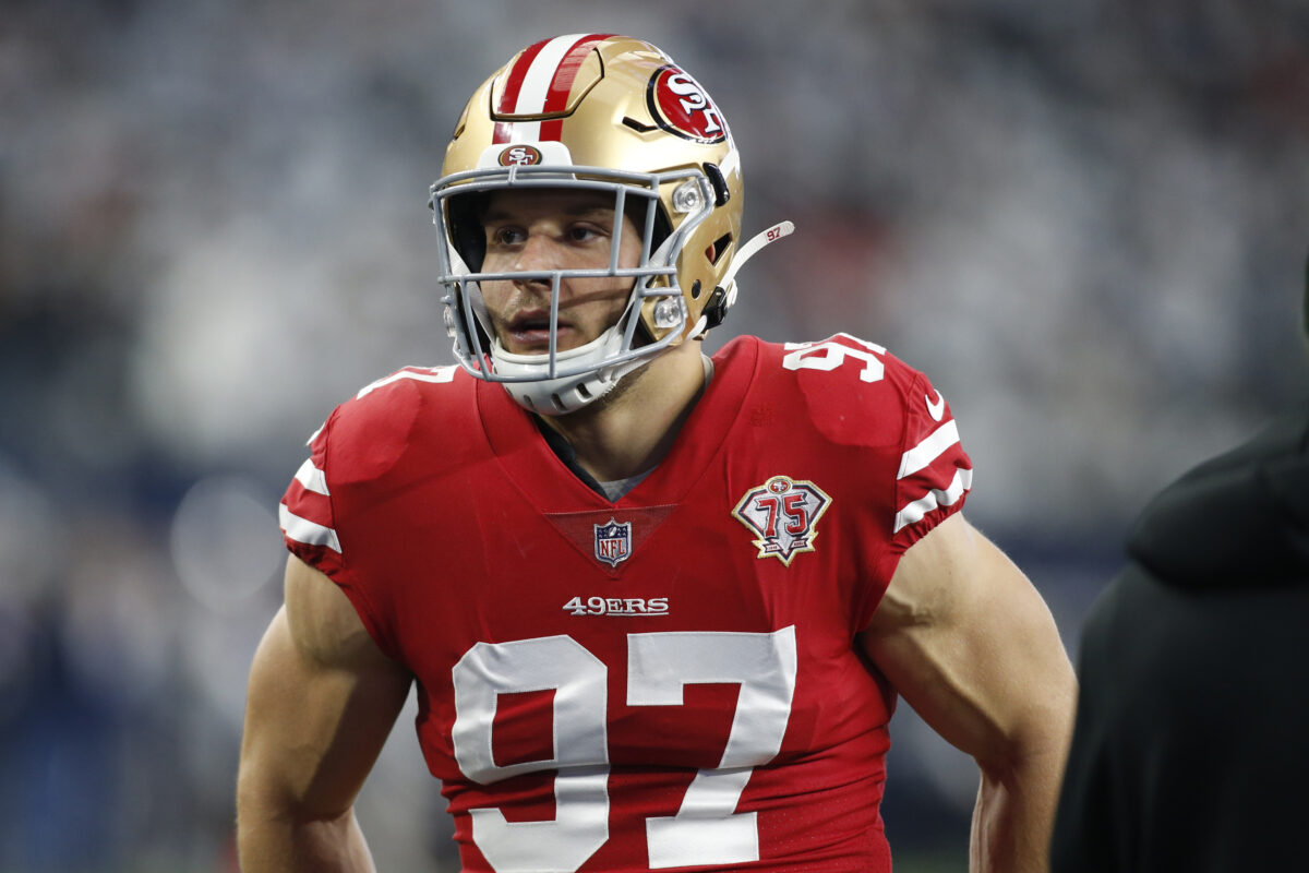 49ers DE Nick Bosa earns NFL Defensive Player of the Year