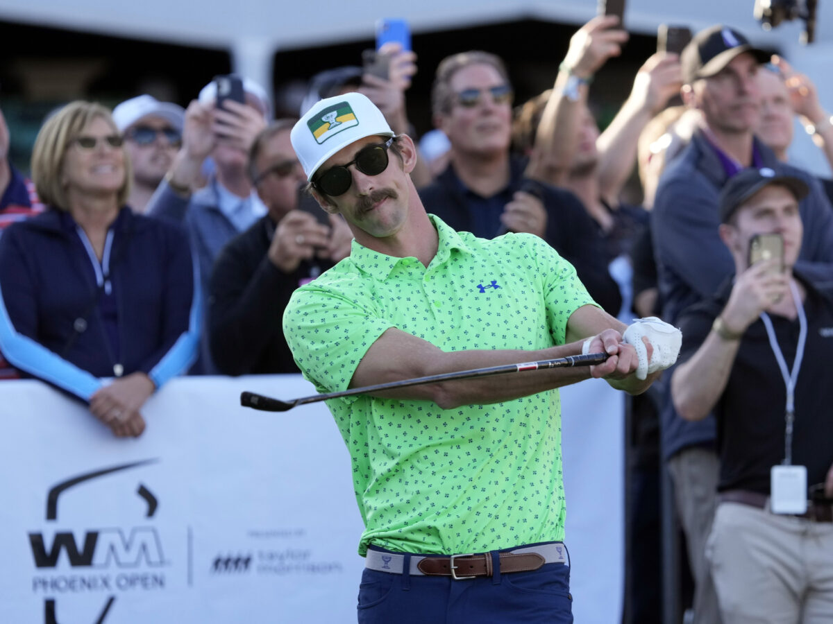 With Super Bowl in town, the WM Phoenix Open pro-am is loaded with celebrities