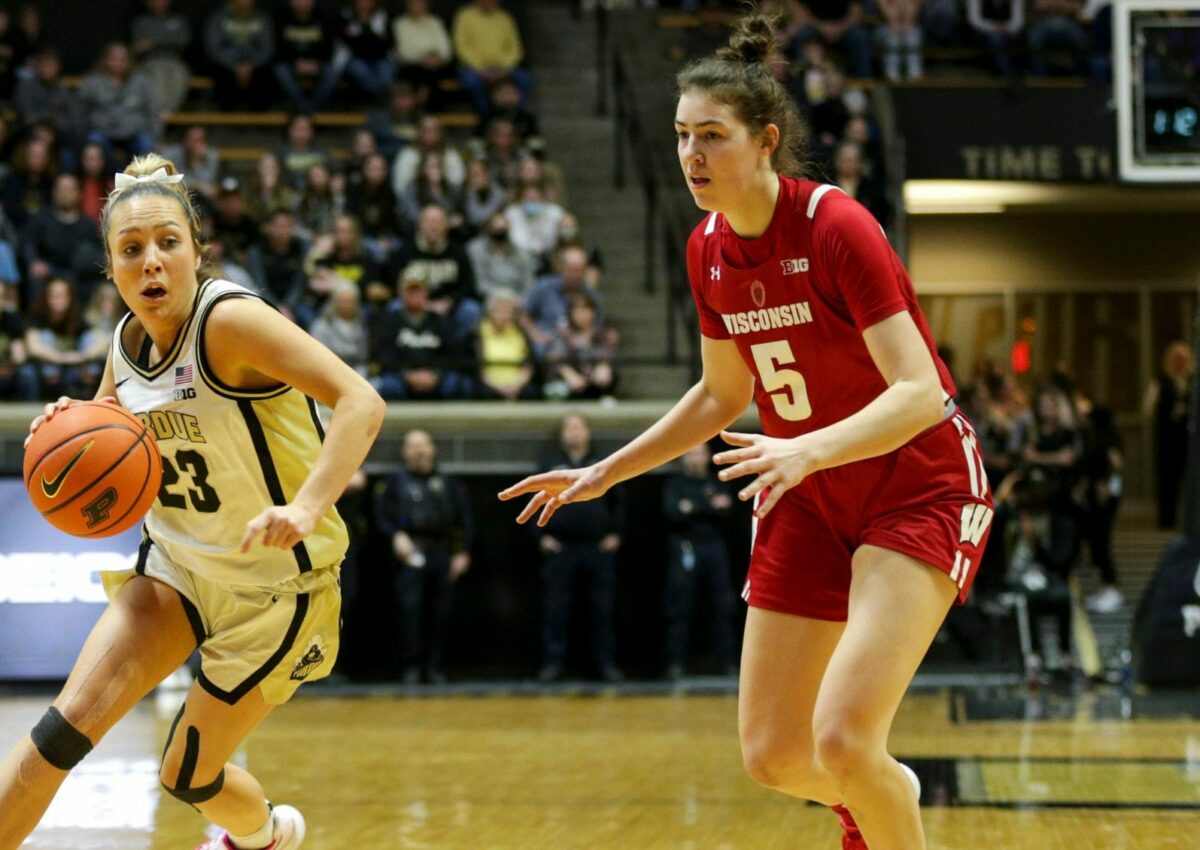 Wisconsin women’s basketball pulls off an upset win over Michigan