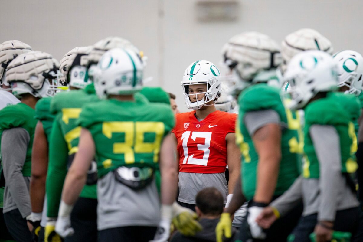 Oregon QB Ty Thompson is doing what few players do in this era of college football