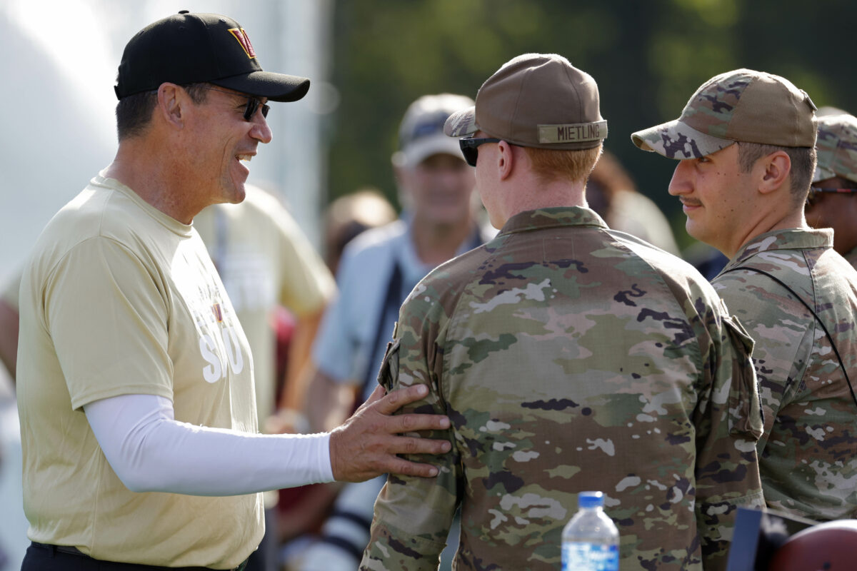 Ron Rivera wins NFL’s Salute to Service Award presented by USAA