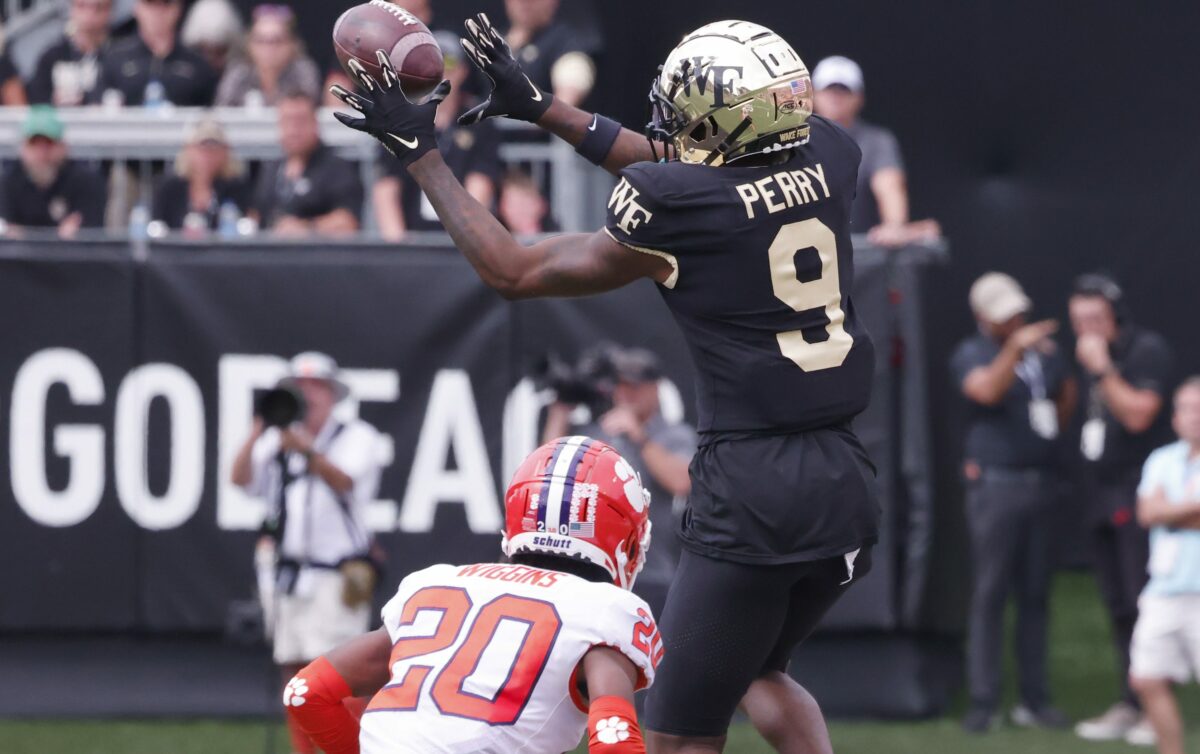 Unpacking Future Packers: No. 66, Wake Forest WR A.T. Perry