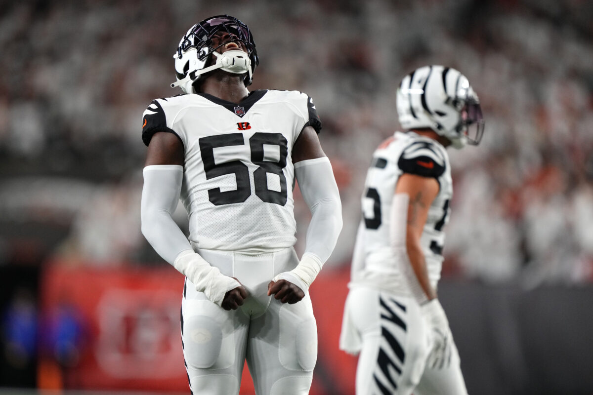 Bengals DE Joseph Ossai played through torn labrum, underwent surgery