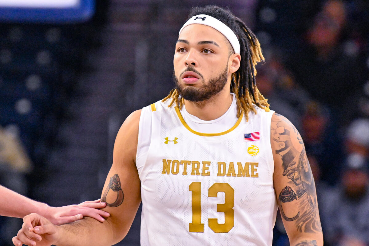 Notre Dame’s Dom Campbell has inflamed Achilles, being shut down