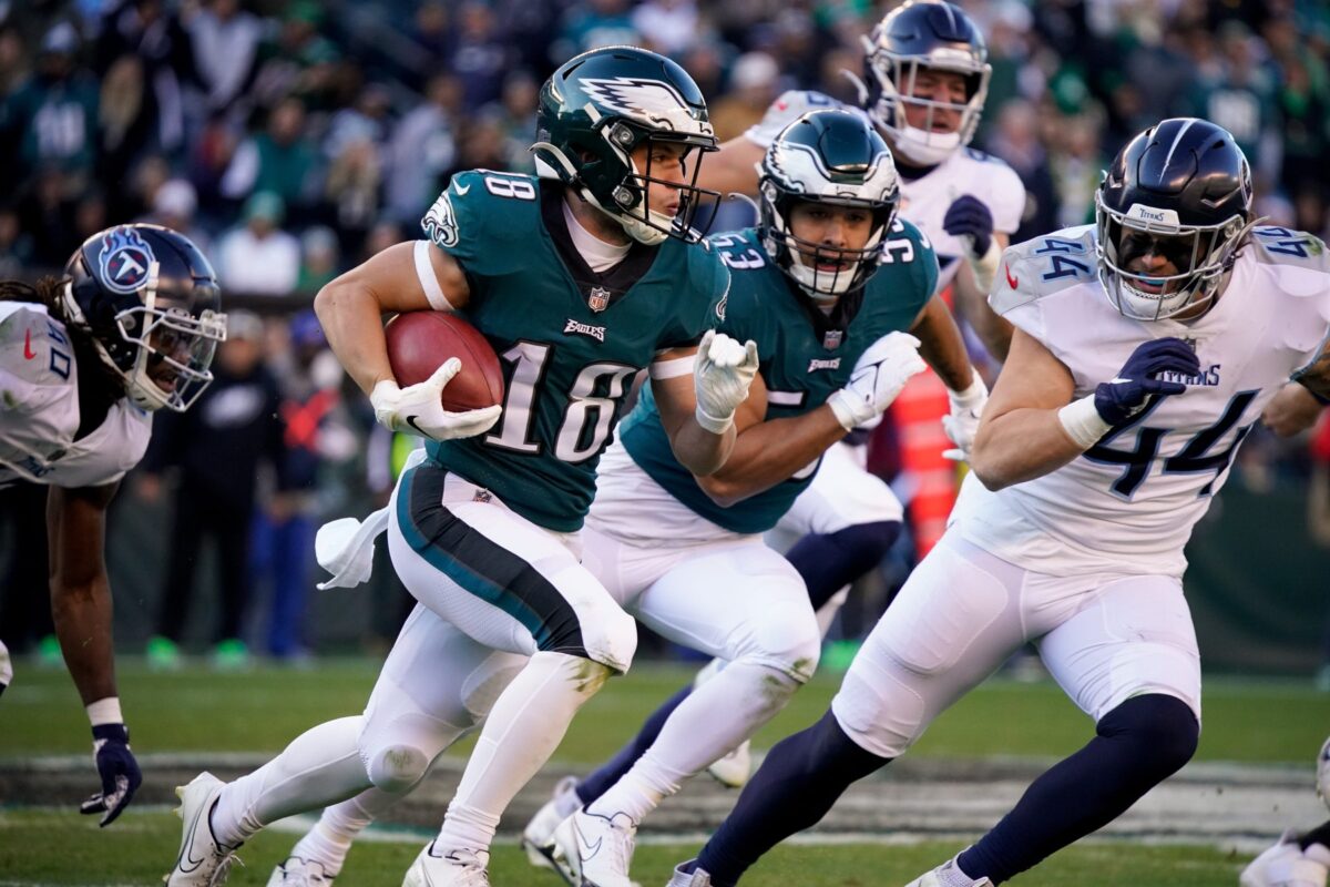 Eagles-Chiefs final Super Bowl injury report: Britain Covey questionable with hamstring injury