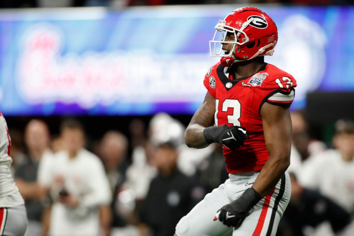 Georgia’s Mykel Williams ranked at the top of returning edge rushers