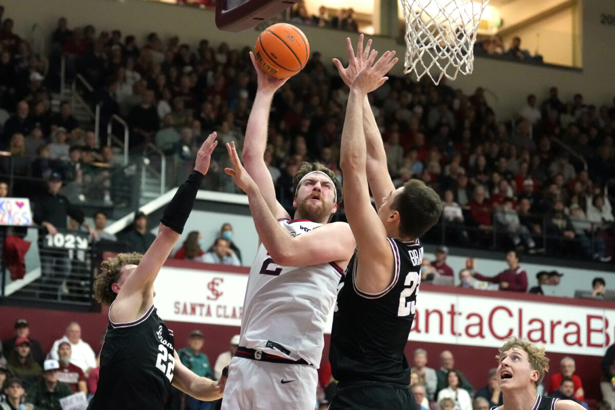 Santa Clara at Gonzaga odds, picks and predictions