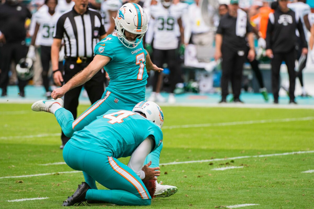 Grading the Miami Dolphins specialists after their 2022 season