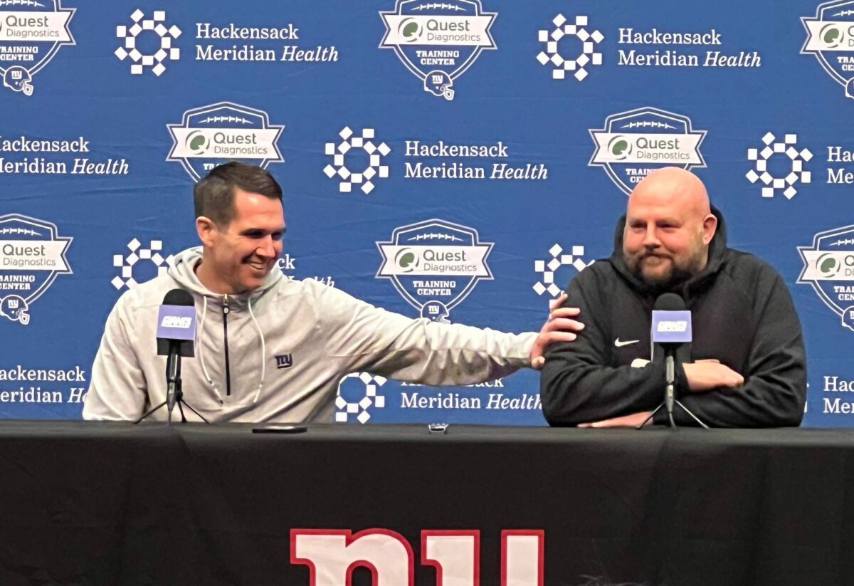 Giants’ Brian Daboll and staff join Joe Schoen at NFL combine