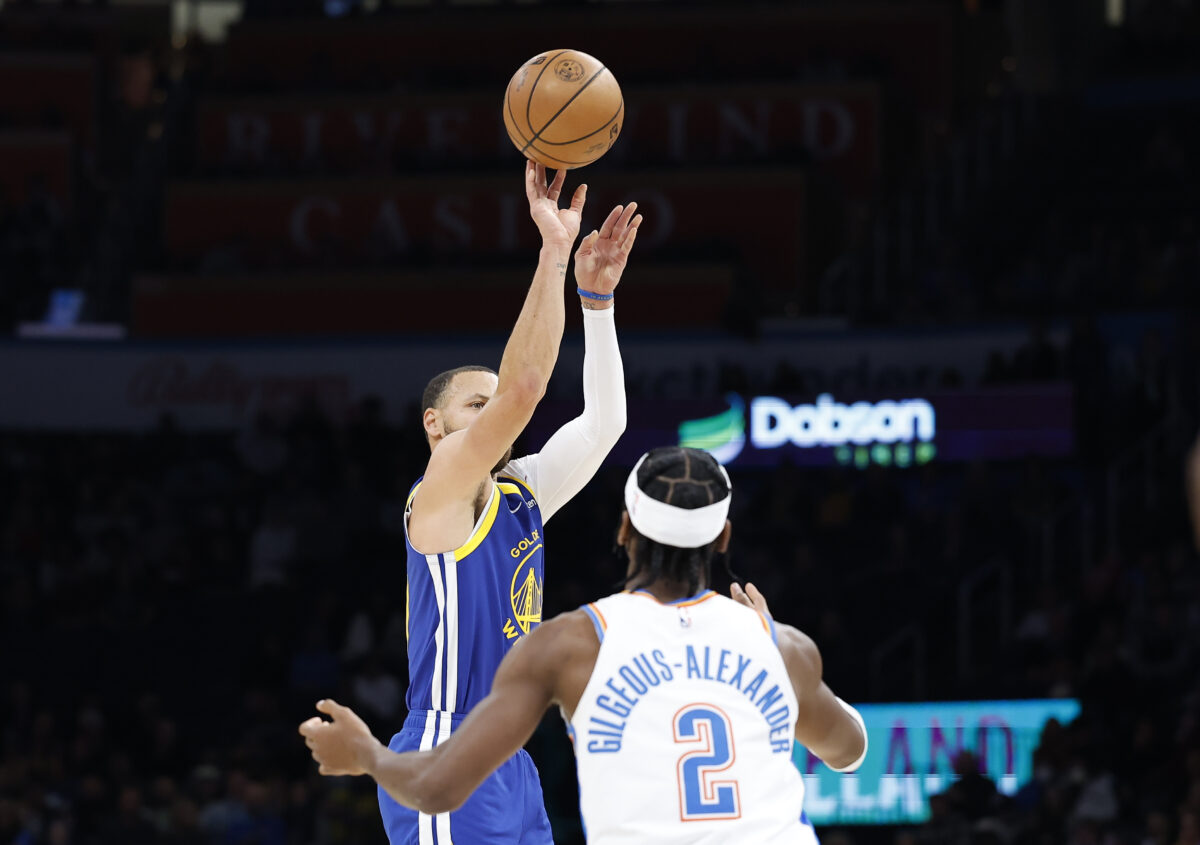 NBA Twitter reacts to Warriors’ hanging on for road win vs. Thunder, 128-120