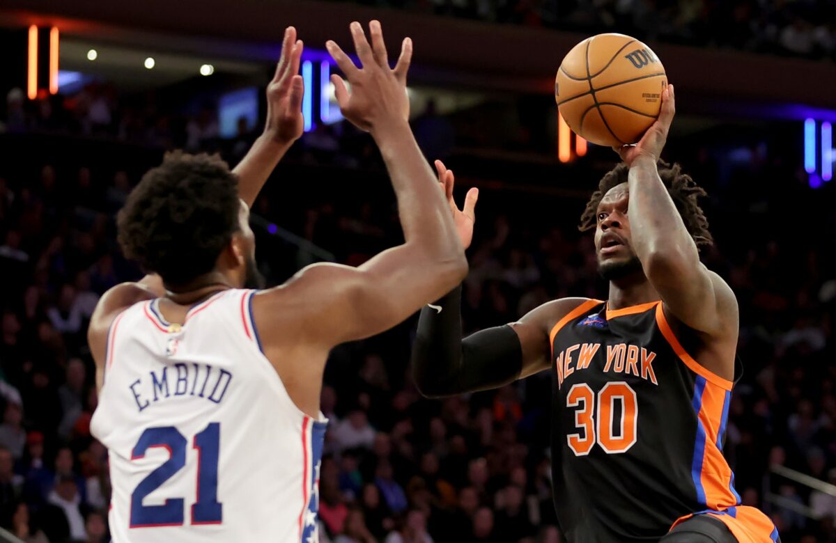 New York Knicks at Philadelphia 76ers odds, picks and predictions