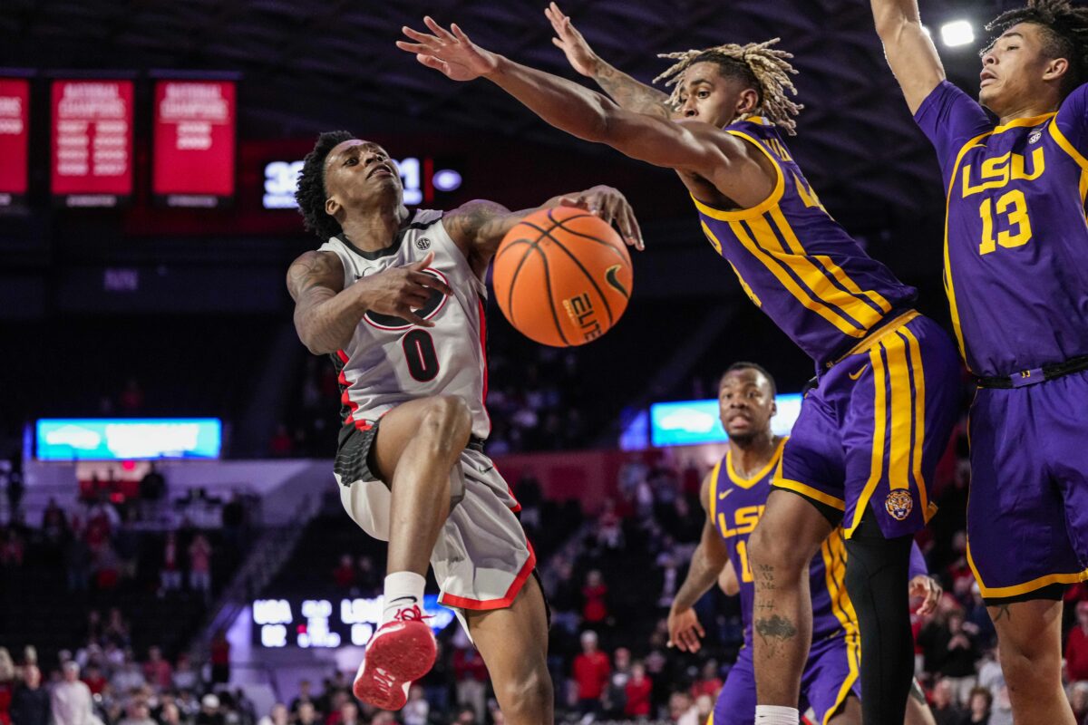 Georgia basketball picks up another SEC win over LSU