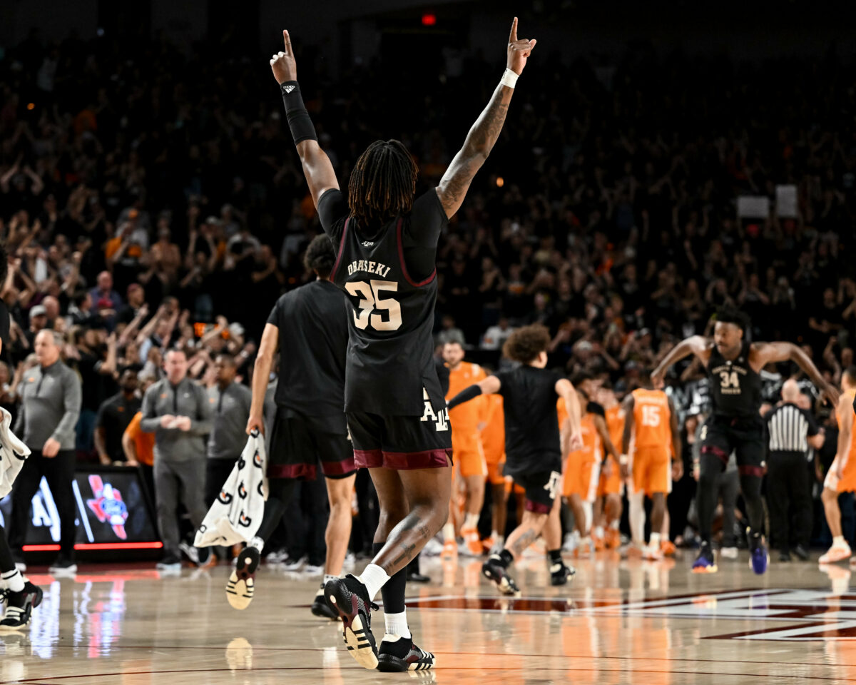 Fans react to an exciting Aggie win over 11th ranked Tennessee