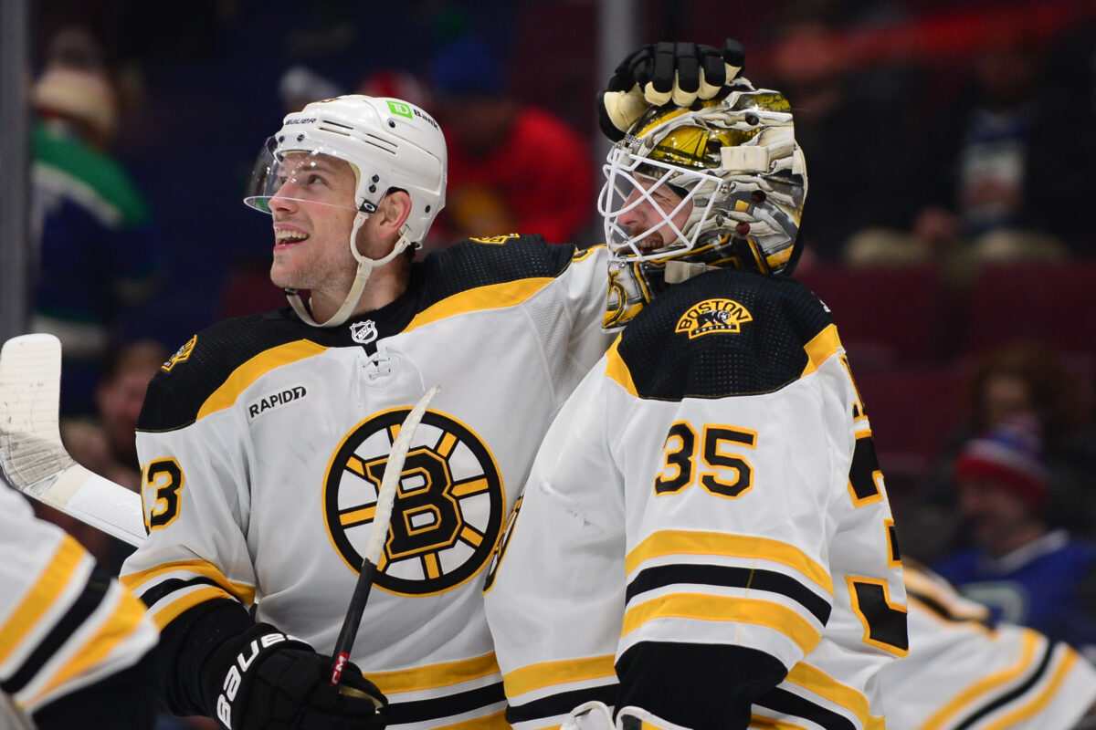 Bruins’ Linus Ullmark netted the NHL’s first goalie goal since 2020