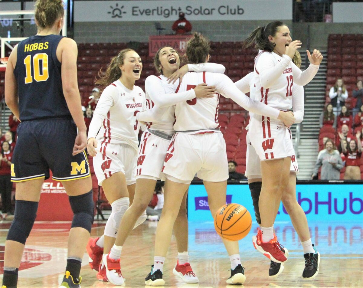 Wisconsin Women’s team takes down 12th ranked Michigan 78-70