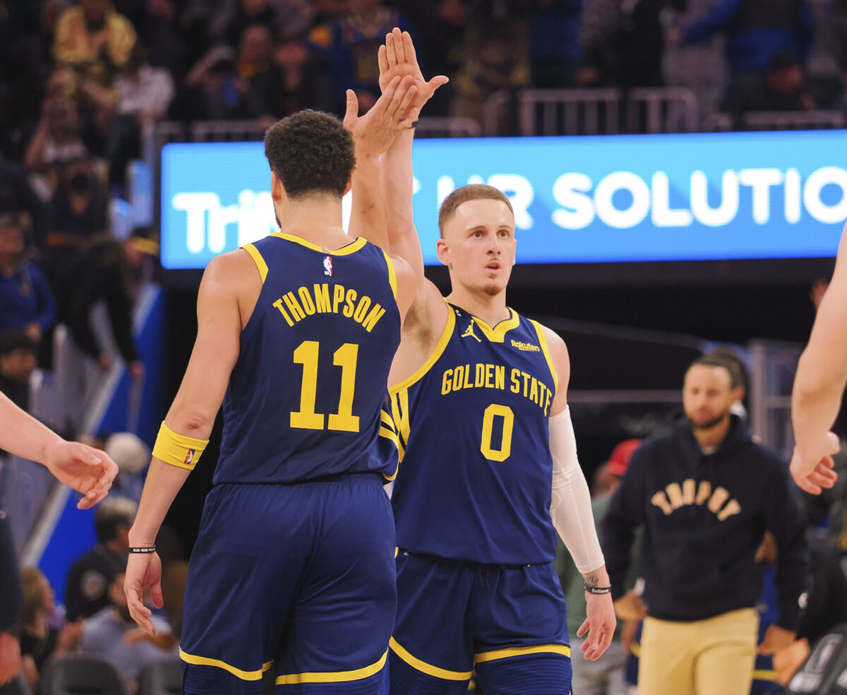 NBA Twitter reacts to Klay Thompson and Donte DiVincenzo leading Warriors to comeback win vs. Timberwolves, 109-104
