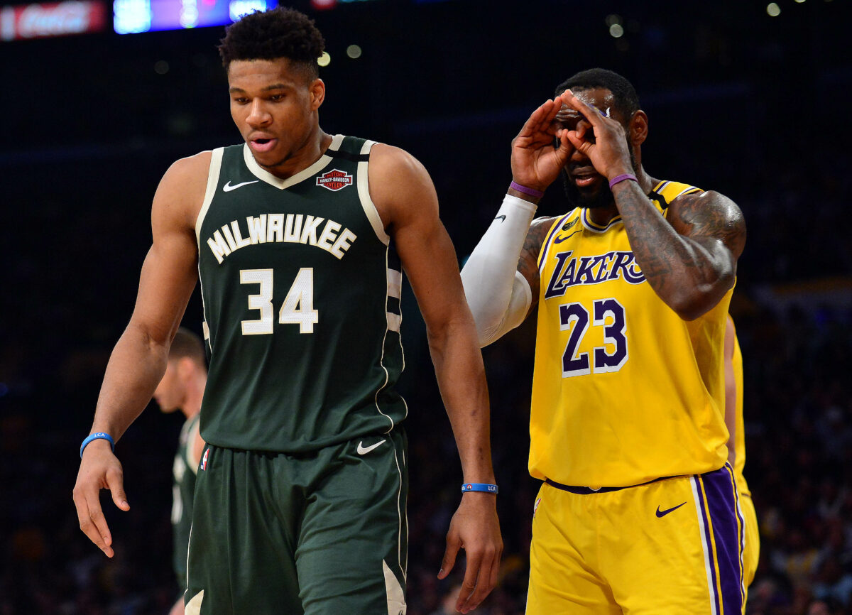Team LeBron is somehow favored over Team Giannis before the NBA All-Star teams have even been decided