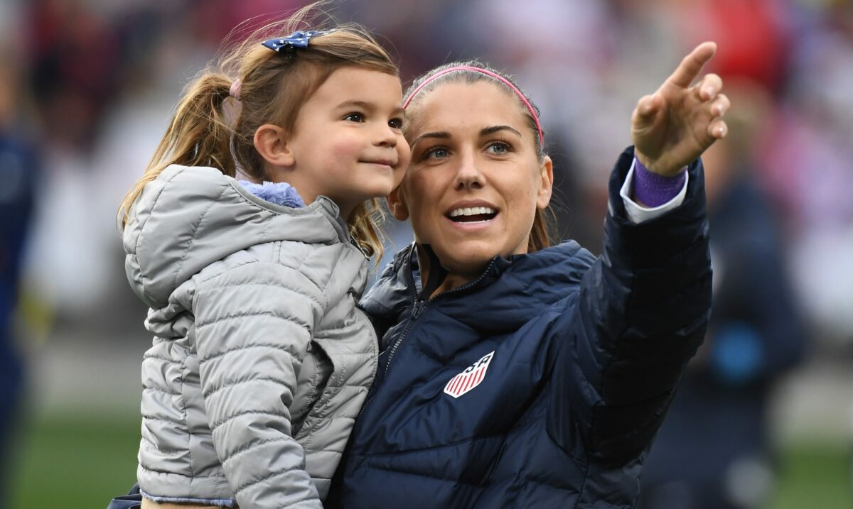 Alex Morgan became the USWNT’s top scoring mom with a golazo