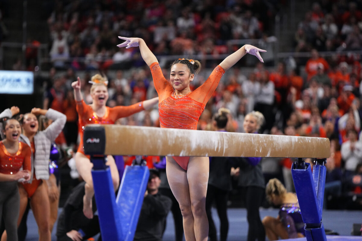 Auburn Gymnastics posts season-high 197.750 in top-10 win over LSU