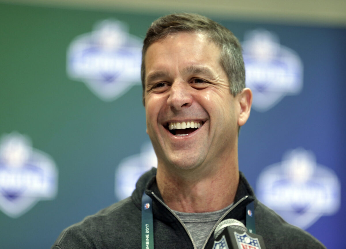 Ravens HC John Harbaugh, GM Eric DeCosta to speak with media on Wednesday at 2023 NFL Scouting Combine