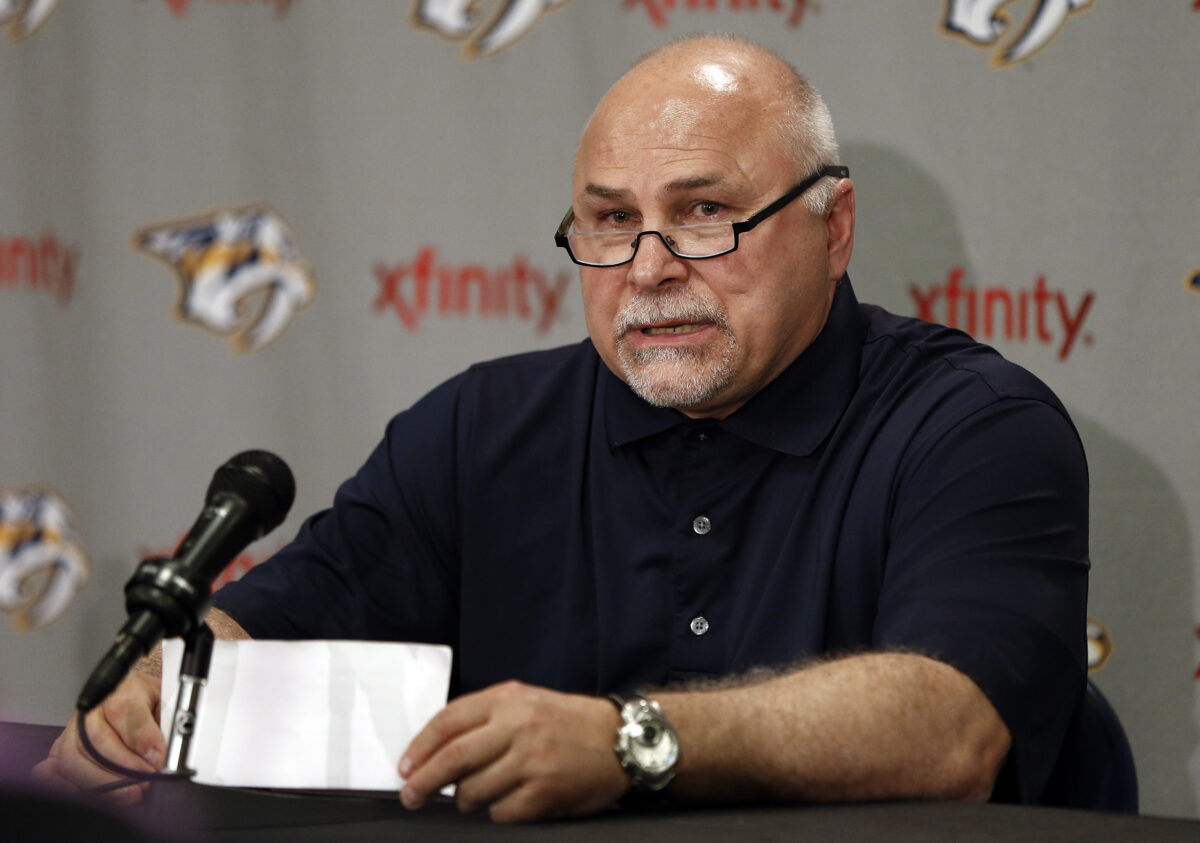 Barry Trotz becoming the Predators’ new GM makes the head coaching market scarce