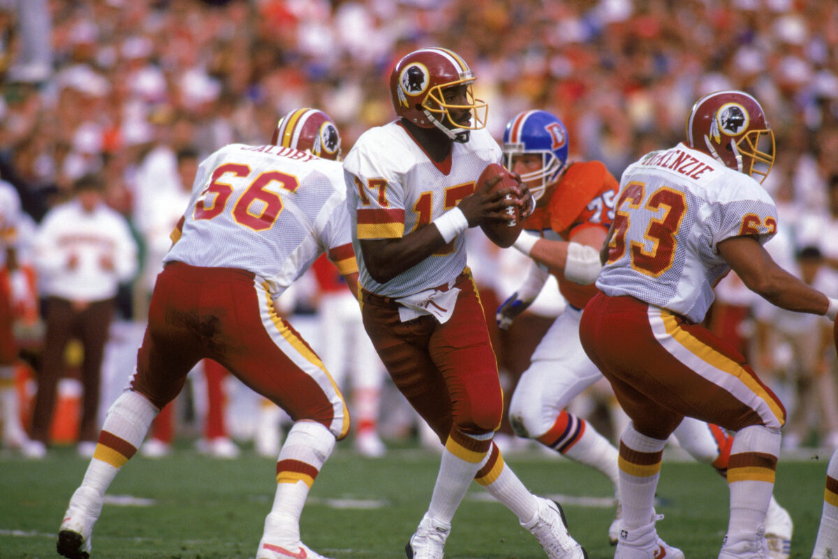 Washington quarterback Doug Williams made history 35 years ago