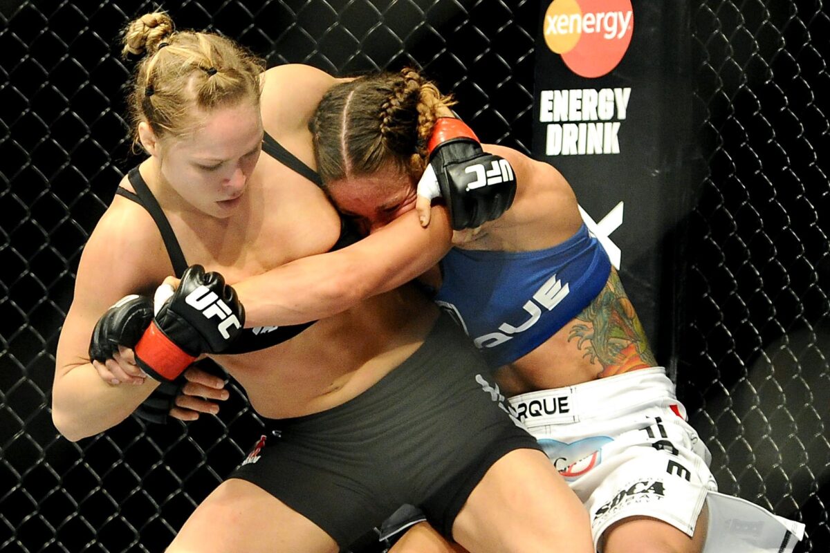 Today in MMA History: Ronda Rousey, Liz Carmouche become first women to fight in UFC