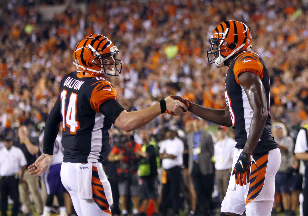 Andy Dalton sends heartfelt message to A.J. Green after WR retires