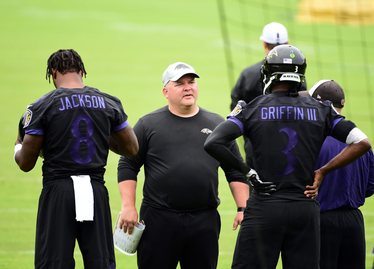 Why did the Commanders wait to interview Greg Roman for offensive coordinator?