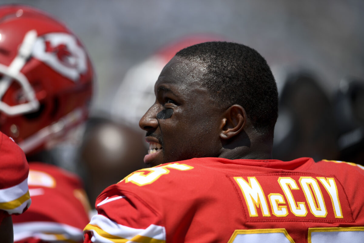 Eric Bieniemy takes high road in response to former Chiefs RB LeSean McCoy’s comments