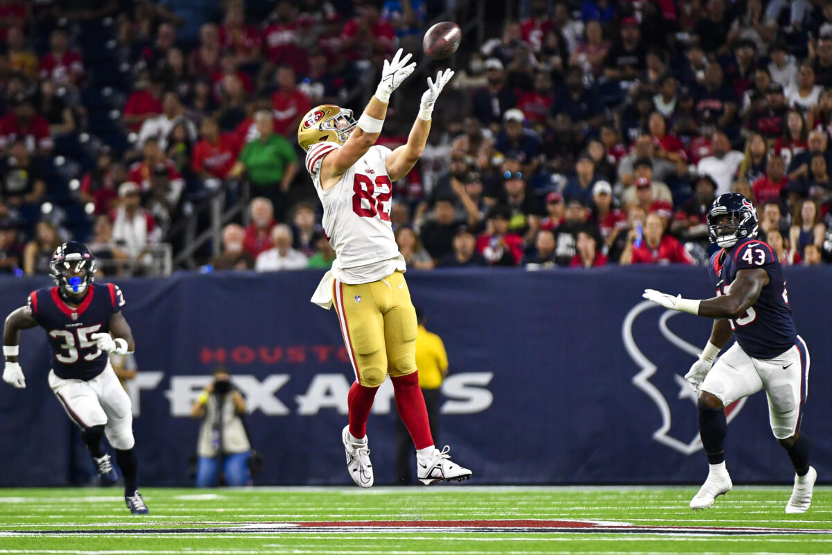 49ers roster moves: TE Ross Dwelley is back