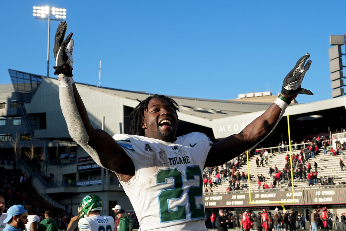 Tyjae Spears flashes the speed at Tulane’s pro day