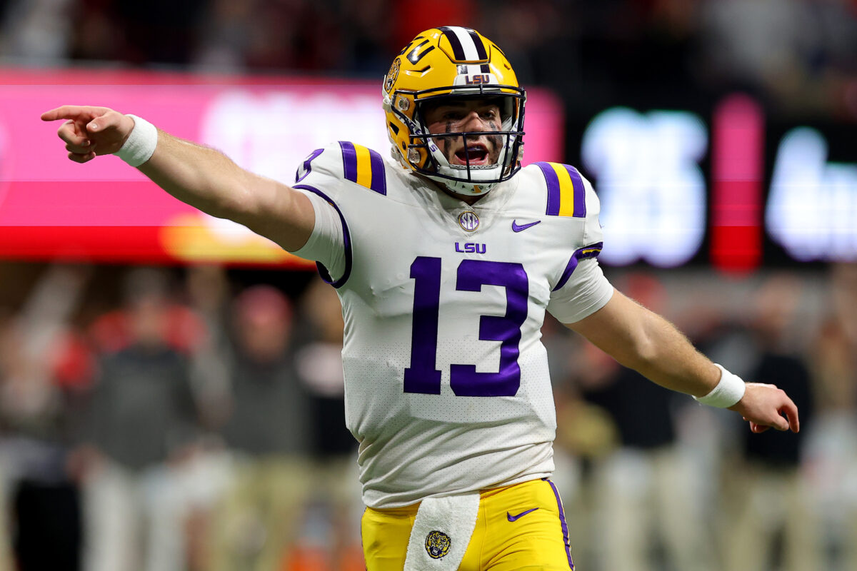 Where does LSU’s future quarterback outlook rank among college football teams?